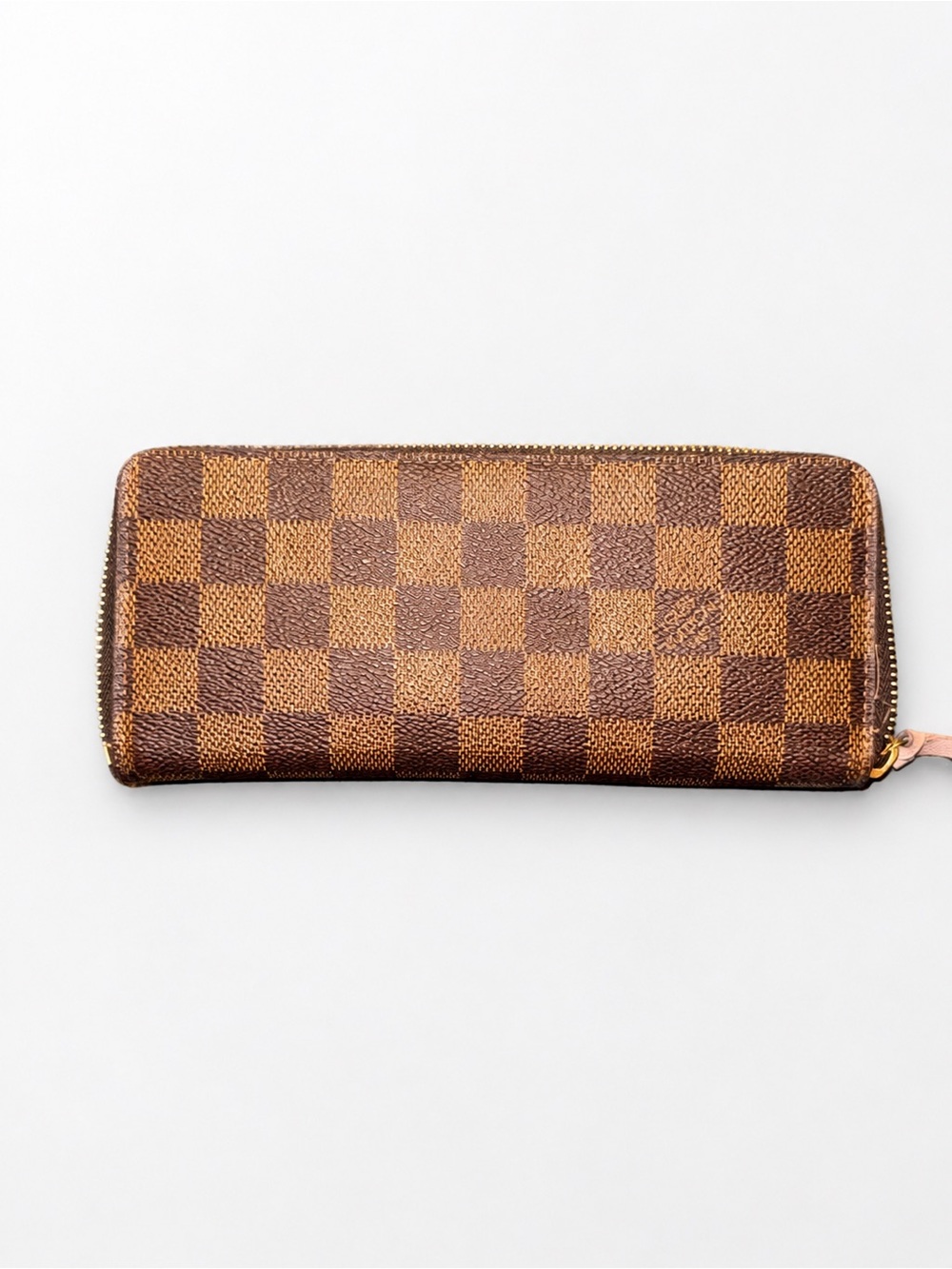 Louis Vuitton Damier Ebene zip-around wallet